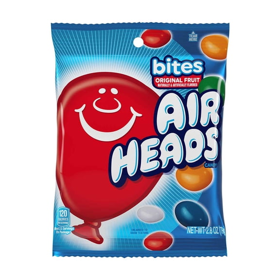 2.8oz Airheads Bites, Fruit flavored, bag