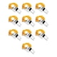 thumbnail image 1 of Silbatos deportivos con cordón, silbato de árbitro con sonido fuerte, silbato de Metal profesional para voleibol, baloncesto, exteriores, 10 Uds., 1 of 7