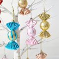 thumbnail image 3 of Adornos colgantes con purpurina para árbol de Navidad, caja de 3 unidades, para decoración del hogar, fiesta, Año Nuevo, 2024, 3 of 4