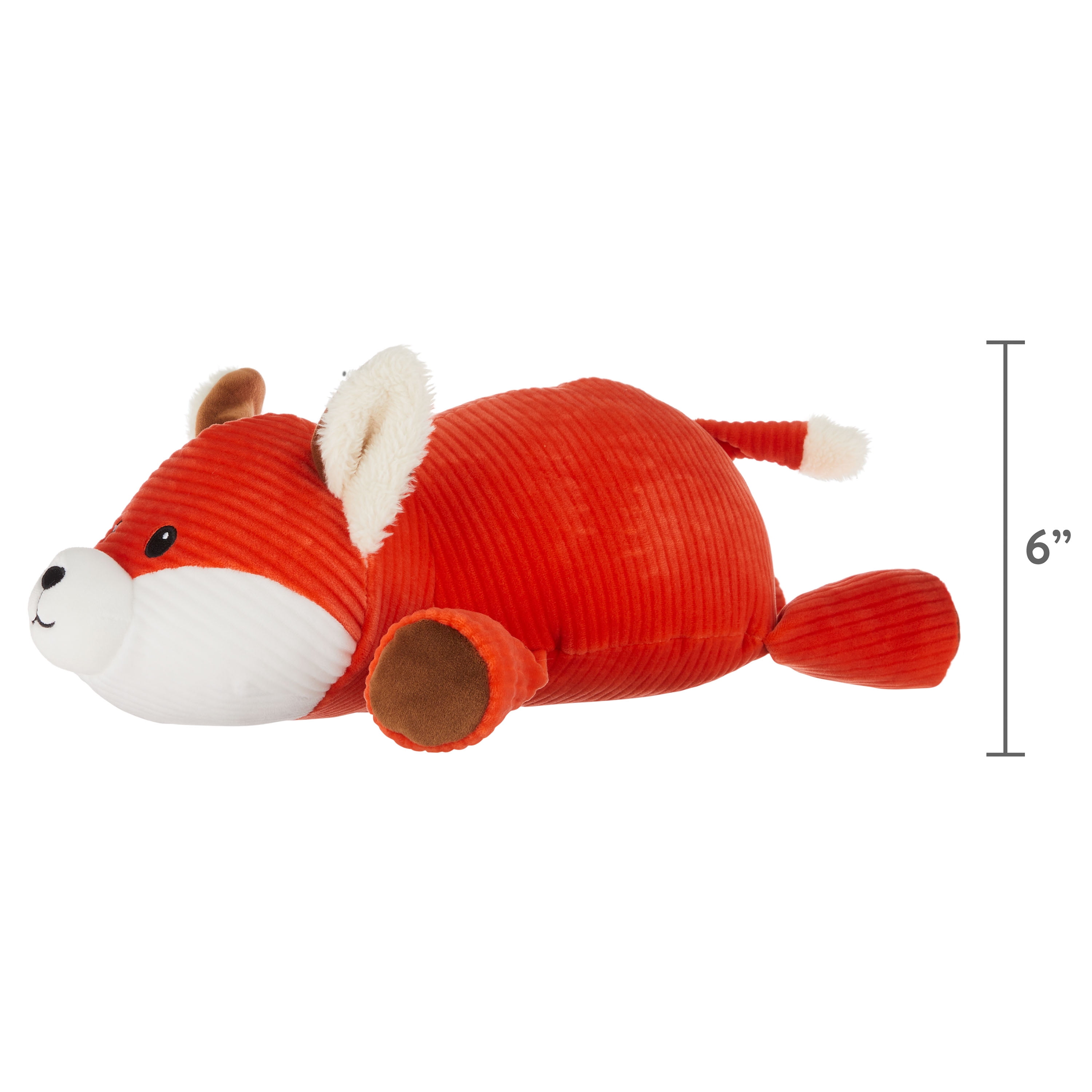 13.5 in Floppy Orange Fox Plush by Holiday Time