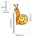 thumbnail image 3 of pstuiky Maceta decorativa de acrílico con inserto para maceta. Maceta decorativa con forma de caracol., 3 of 9