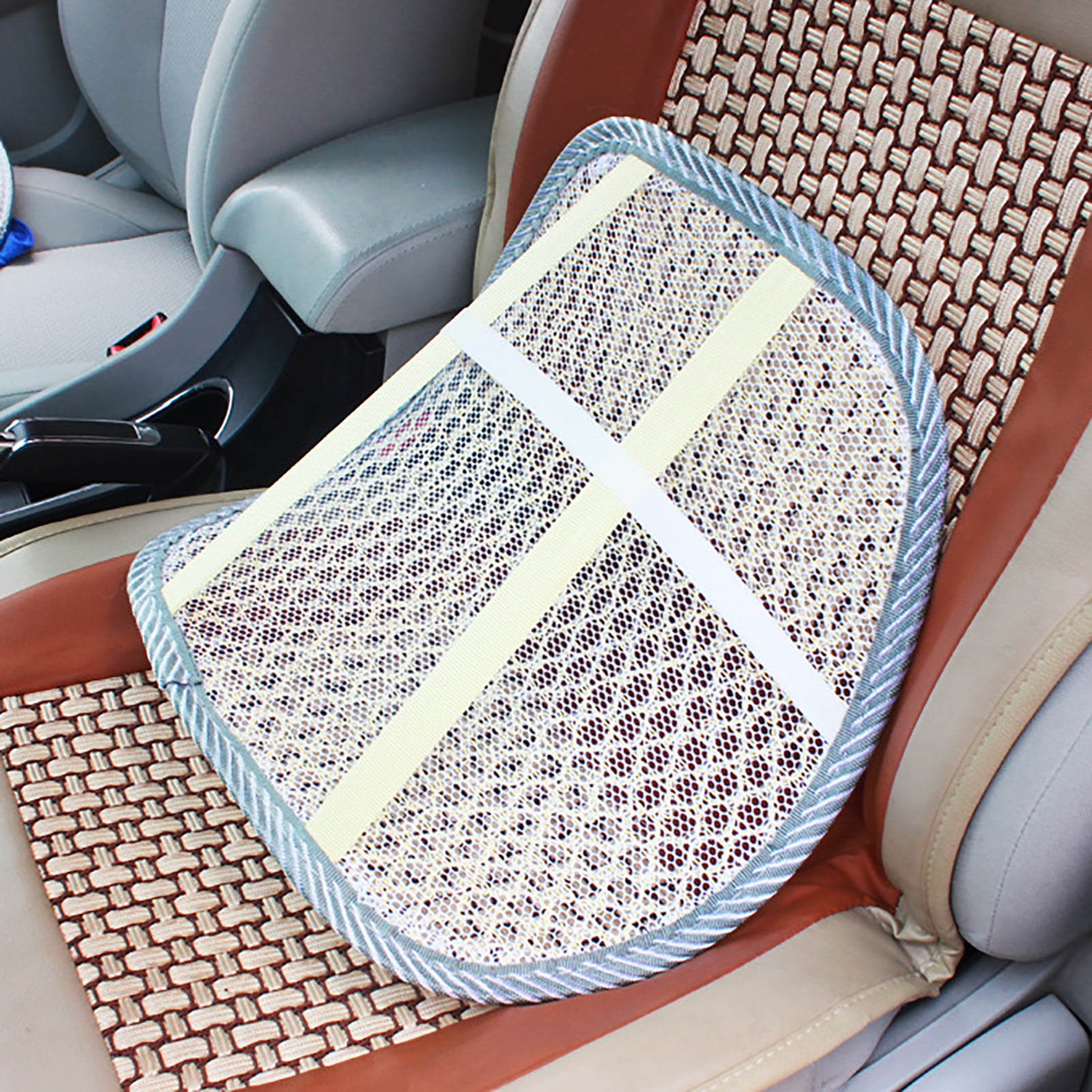 Travelwant Lumbar Support, Car Back Support Mesh Double Layers