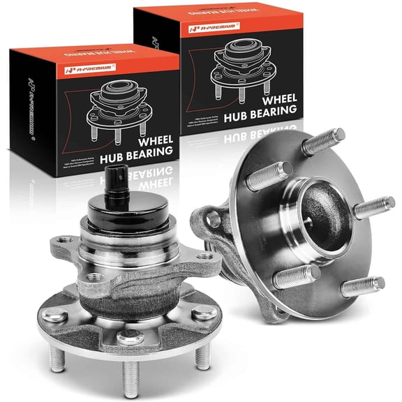 A-Premium 2 x Front Wheel Bearing and Hub Assembly Compatible with Lexus GS350 07-11, GS430 06-07, GS450h 07-11, GS460 08-11, IS F 08-13, IS250 06-15, IS350 06-15, RWD Only