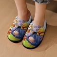 thumbnail image 7 of Kids Winnie The Pooh Slippers Anti-slip Fluffy Fuzzy House Slippers Warm Soft Plush Winter Fluffy House Shoes for Boys Girls, 7 of 7