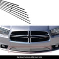 thumbnail image 2 of APS Compatible with Dodge Charger 2011-2014 Lower Bumper Aluminum Chrome Horizontal Billet Grille Grill Insert D66875A, 2 of 2