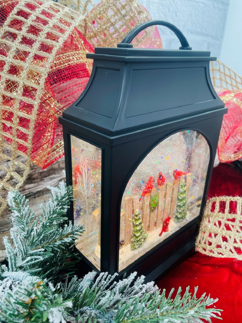 特別価格RAZ Imports 2021 ホリデーウォーターランタン 15インチ ライト付きオーナメントツリー 渦巻きグリッター付き並行輸入 Raz Imports ホリデーウォーターランタン 12.25インチ サンタズリスト