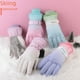 thumbnail image 3 of Guantes de esquí para hombre y mujer, antideslizantes, de tres capas, acolchados de algodón aterciopelado, impermeables, resistentes al desgaste, a prueba de frío, cálidos, para pantalla, 3 of 5