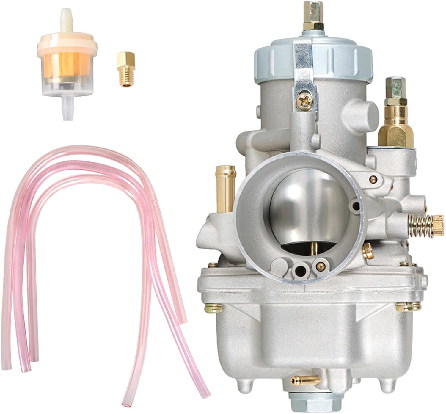 Carburatore Compatibile Con Yamaha Bear Tracker 250 YFM250 1999-2004, Ricambio 4XE-14140-12-00 - copertina