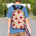 thumbnail image 4 of Easygdp fall laef Maple Mochila Ligera de 15 Pulgadas para Estudiantes, Mochila Cómoda para la Escuela y Viajes, Correas Ajustables, 4 of 6