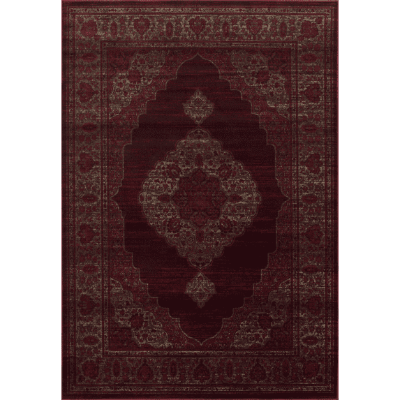 Allstar Rugs Cream Persian Rectangular Accent Rug