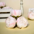 thumbnail image 2 of Efavormart 10 Pack - 3" Silk Peony Flower Heads, Artificial Peonies For Flower Arrangement - Blush, DIY, Wedding, Bridal Bouquets, Table Centerpieces, Parties, Flower Wreath, Home, Floral Backdrop, 2 of 11