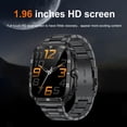 thumbnail image 3 of Smartwatch Pantalla 1 96 Pulgadas Al 100+ Modos Deportivos Recordatorio Mensajes para Hombres, 3 of 9