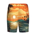 thumbnail image 4 of Picia Tropical Sunset Paradise Pajama Shorts for Men, Men's Pajama Bottoms, Sleepwear,Short Pajama Pants-3X-Large, 4 of 9