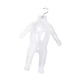 thumbnail image 5 of Maniquí infantil con forma de vestido, fácil de almacenar, modelo de 21.65 "de altura, exhibición de calcetines Cuerpo de maniquí realista duro Maniqu Translúcido, 5 of 9