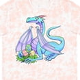 thumbnail image 4 of Inktastic Blue Easter Dragon with Painted Eggs T-Shirt, 4 of 5