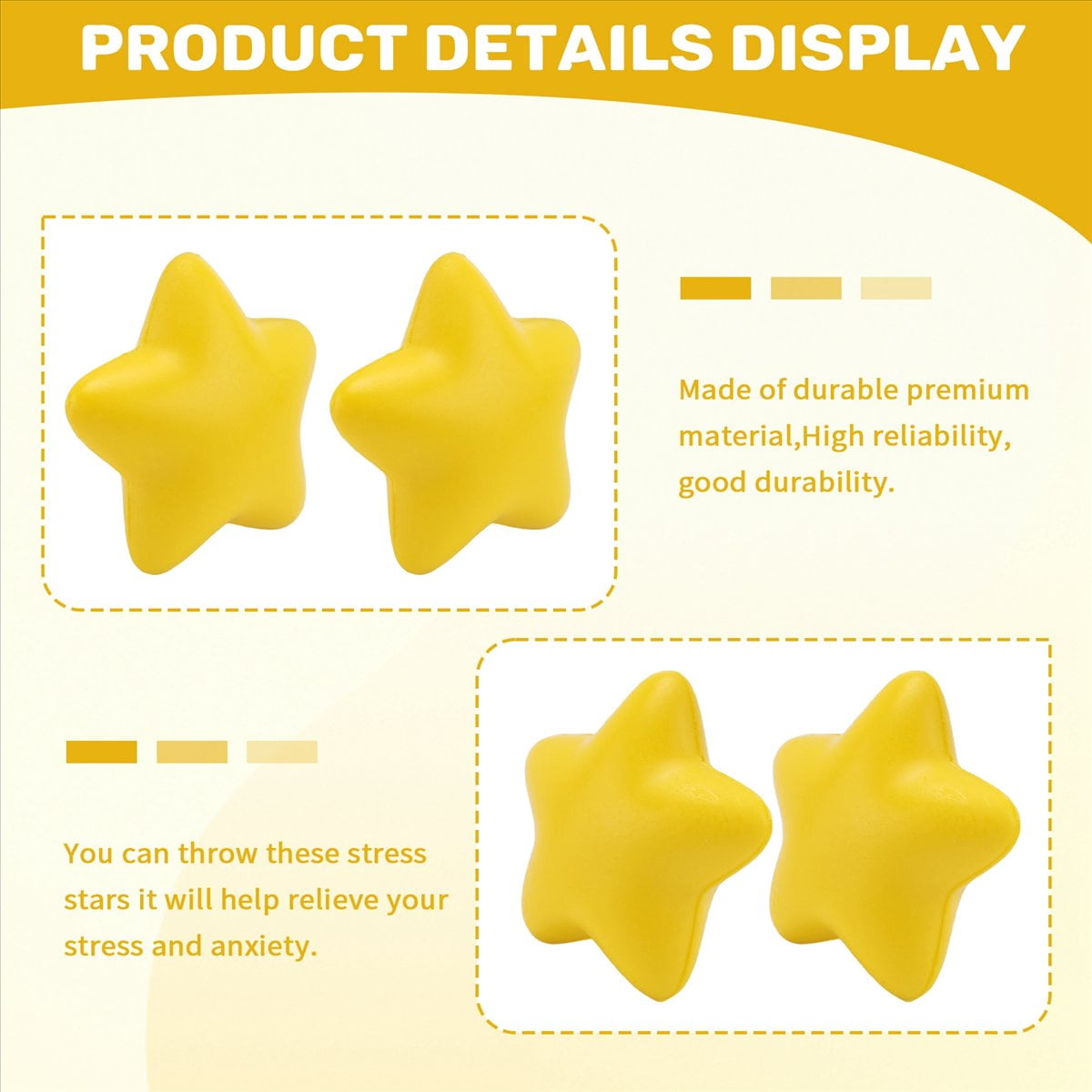 30Pcs Star Stress Ball Bulk Relief Balls Mini Foam for School Carnival Reward,Student Prizes