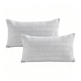 thumbnail image 5 of Home Soft Things Pleated Velvet 2 Piece Throw Pillow Cover Set - Silver - 14" x 26", 5 of 5