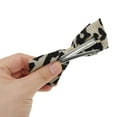 thumbnail image 4 of Unique Bargains 1 Pc Elegant Leopard Print Bow Duckbill Hair Clips White, 4 of 5