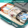 [3 Pack] Clear Quart Size Bag CarryOn Airport Airline Compliant Bag