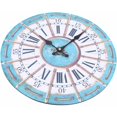 thumbnail image 4 of Reloj de pared de madera, estilo antiguo moderno vintage para pared de cocina de oficina, 4 of 5