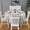 White-6, variant on Fashionable Round Tablecloth 60x60in(153x153cm) – Waterproof Polyester Table Cover with Full Print Design, Wrinkle Resistant & Washable for Kitchen Dining Party Decor