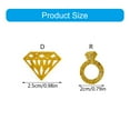 thumbnail image 5 of SIEYIO Wedding Rings Confettis for Wedding Decoration Glittering Wedding Table Confettis for Bridal Showers Engagements, 5 of 9