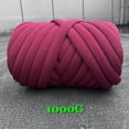 thumbnail image 1 of New Striped Core Spun Crochet Yarn Ice Silk Feeling Polyester Cotton Rope for Handbag Pet Nest Fashion Home Decoration, 1 of 7