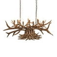 thumbnail image 3 of Meyda Tiffany 251967 Long Antlers 10 Light 55" Wide Antler Linear Chandelier - Copper, 3 of 6
