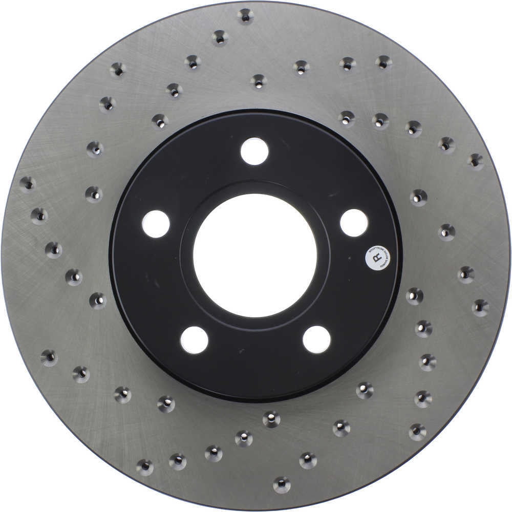 StopTech Drilled Sport Brake Rotor - 128.61100R Fits select: 2012-2018 FORD FOCUS, 2013-2014 FORD C-MAX PREMIUM