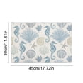 thumbnail image 3 of Coastal Placemats,Washable Table Mats for Kitchen Dining Seasonal Party Decor, 3 of 6