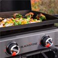 thumbnail image 4 of Blackstone Griddle 2205 Omnivore Original; Uses H Style Burner For Even Heating; Table Top; Two Independent Heat Zones With 21 000 BTU; 22 Inch Cooking Space; Rectangular; Stainless Steel Front Panel, 4 of 7