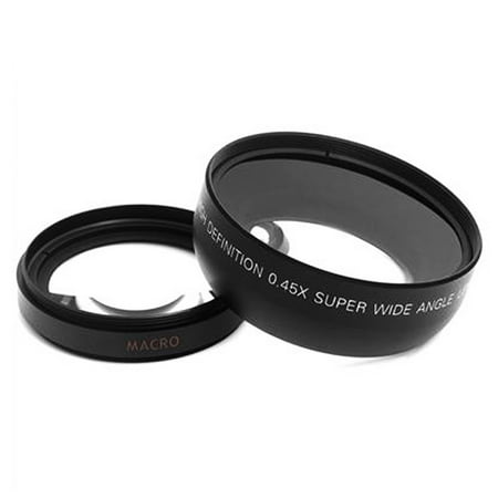Wide Angle & Macro Lens, 52MM 0.45 x Wide Angle Macro Lens for Nikon D3200 D3100 D5200