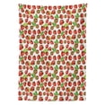 thumbnail image 3 of Ambesonne Fruit Tablecloth Rectangular Table Cover, Watercolored Fruits Art, 60"x90", Lime Green Red, 3 of 4