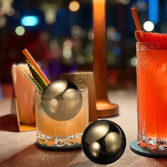 Ensemble en Acier Inoxydable pour Bar - Cubes Métalliques Réutilisables pour Boissons Fraîches et Divertissement Élégant