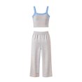 thumbnail image 6 of SJLDQY Pajamas for Women Set Striped Print Camisole Tops and Pants Pjs 2 Piece Set Soft Breathable Loungewear, 6 of 6
