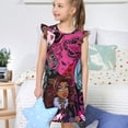 thumbnail image 4 of Goofa Monster High Pattern Sweet & Sassy Chemises de Nuit pour Filles - Manches Courtes & Robe de Nuit Graphique - Vêtements de Nuit pour Filles (4-14 Ans)-Grand, 4 of 6