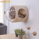 thumbnail image 3 of Cat Wall Climbing Set Wooden Cat Scratcher Tree Tower Scratchers Cat Hammock Wall Pet Supplies Accessory ShopWise Round, 3 of 7