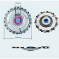 thumbnail image 4 of LNKOO Wood Carving Disc,VerRich 4 Inch Angle Grinder Chain Disc with 5/8" Arbor,22 Tooth Fine Cutting Disc for 100/115 Angle Grinder of Wood, Plastic, Ice & Hard Rubber, 4 of 7