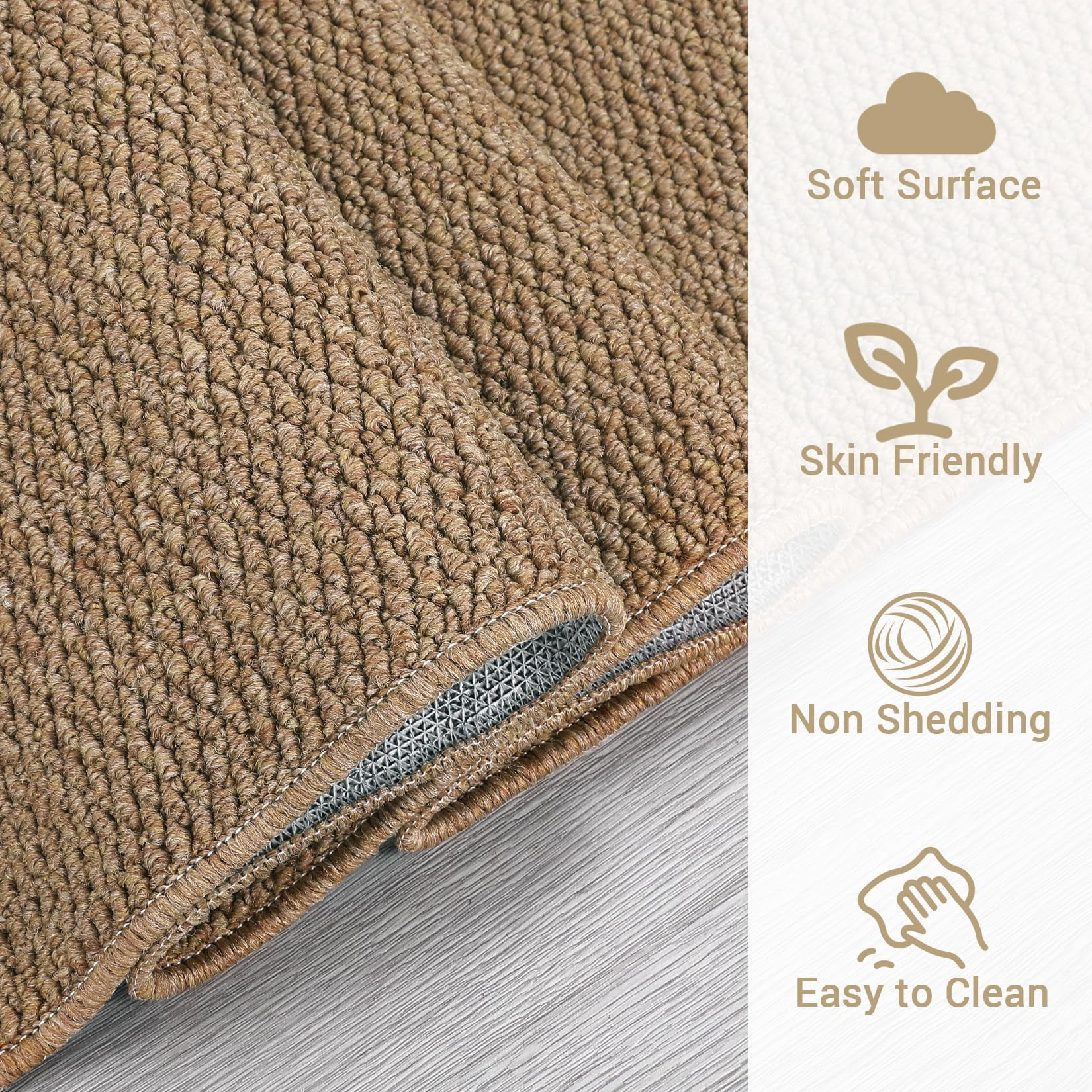 Rugs for Living Room,Area Rug Washable Rugs for Living Room Bedroom Office Nursery Modern Solid Area Rug Contemporary Minimalism Rug Low Pile Neutral Soft Rug Non Slip Farmhouse Floor Cover