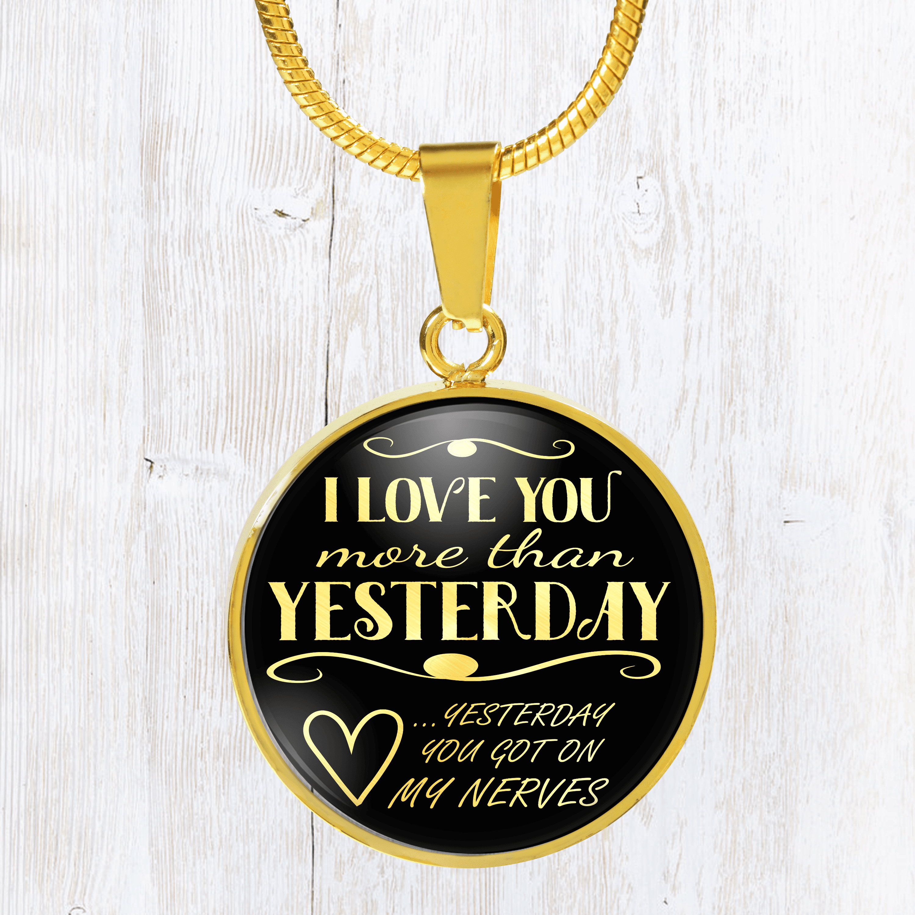 i love you more necklace walmart