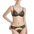 thumbnail image 3 of Womens Fashion 2026 Sexy Lingerie for Women Lace Bra and Panty Set No Underwire Bra Lingerie Set Underwear See Through Bras and Panty, 3 of 5
