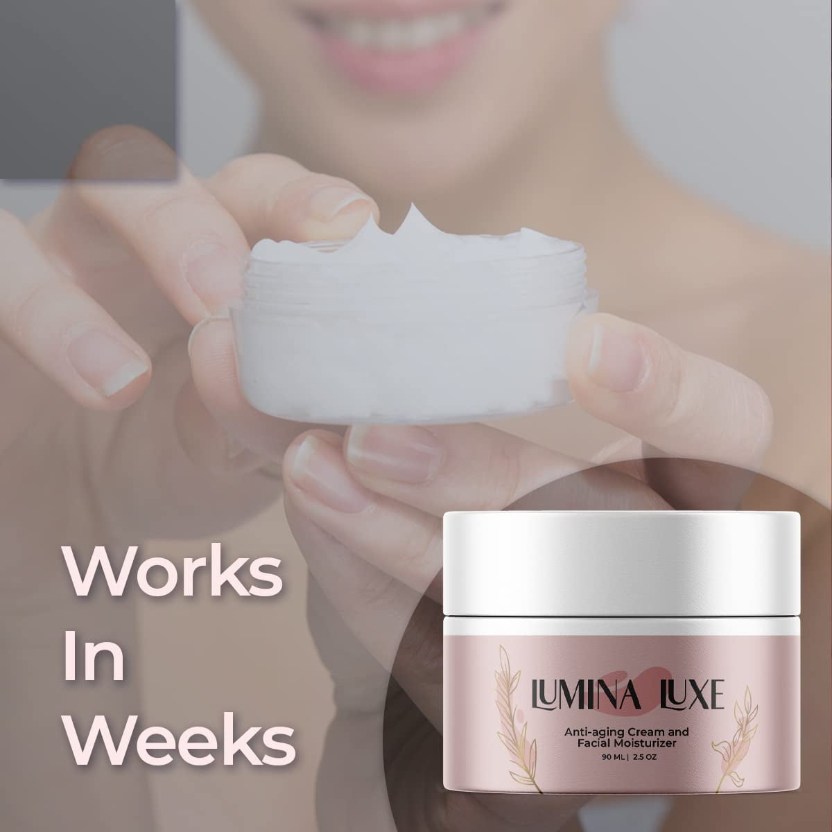 Lumina Luxe Anti-Aging Face Cream - Moisturizer with Retinol