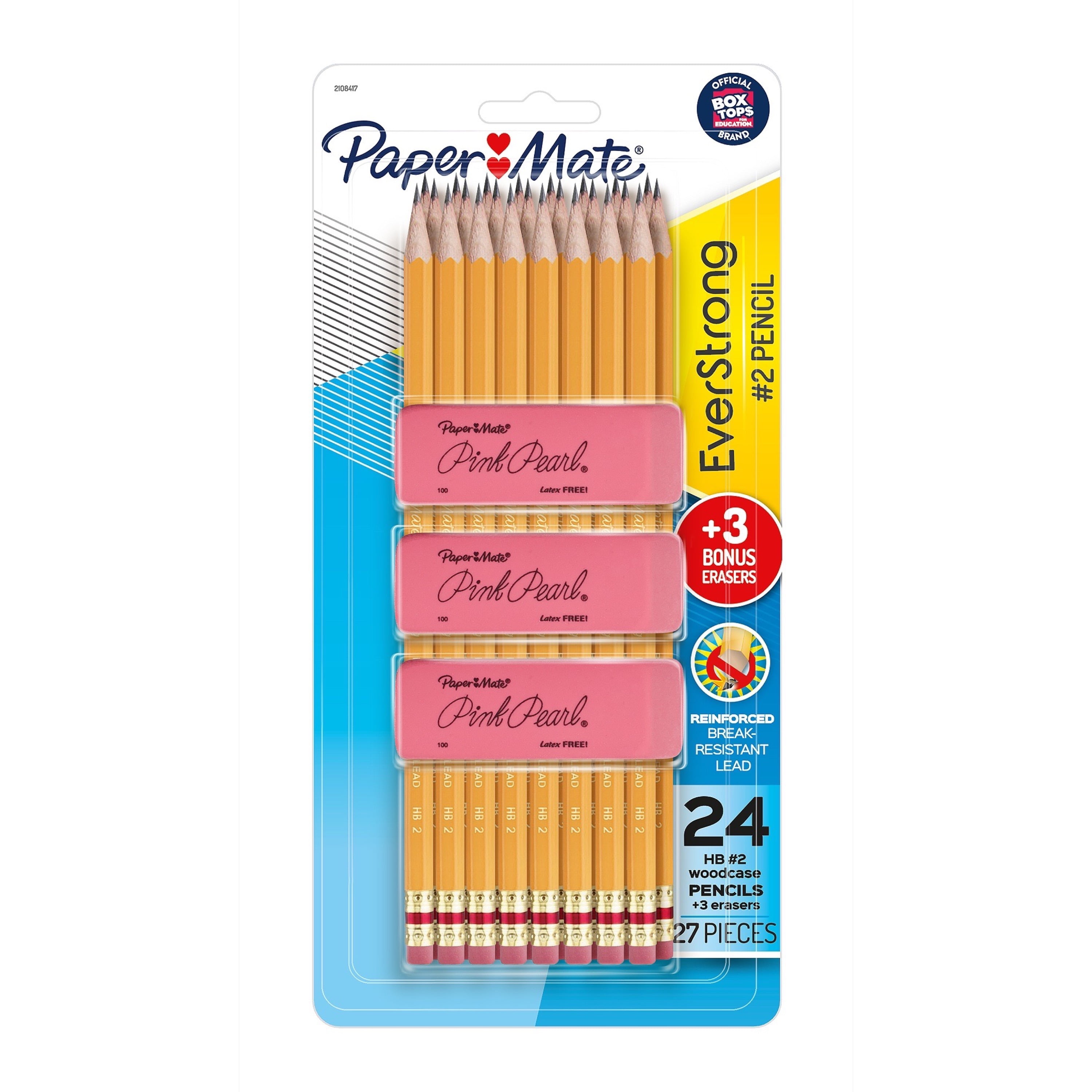 Paper Mate EverStrong 2 Pencils, Reinforced, BreakResistant Lead When