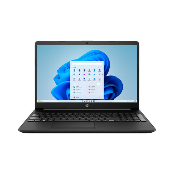 HP 15.6" Laptop, Intel Pentium Silver N5030, 4GB  RAM, 128GB SSD, Jet Black, Windows 11 Home in S mode, 15-dw1783wm