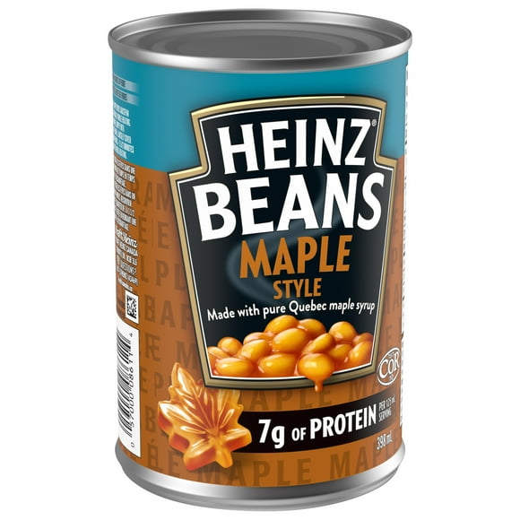 Heinz Maple Style Beans with Pure Quebec Maple Syrup, 398mL