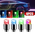 thumbnail image 3 of 4pcs Car Auto SUV Wheel Tire Tyre Air Valve Stem LED Light Caps Cover Accessories, 3 of 4