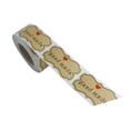 thumbnail image 2 of 1 Roll 250pcs Adhesive Sealing Sticker Kraft Paper Sealing Label Stickers Hand Made Alphabet Printed Sealing Sticker Gi, 2 of 8