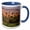 Blue/White, variant on 3drose, Morocco. the Oasis Behind the Village of Tinerhir., 11oz Mug