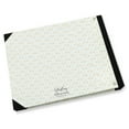 thumbnail image 4 of Darling Souvenir White Leaves Wreath Printed Wedding Guest Book Hardbound Cover Sign In Book Registry Scrapbook-9 x 12 Inches, 4 of 5