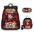 thumbnail image 1 of 3pcs The Amazing Digital Circus Backpack Cute Cartoon School Bag Mochila Anime Pencilbag Set For Kids Birthday Christmas Gift, 1 of 4